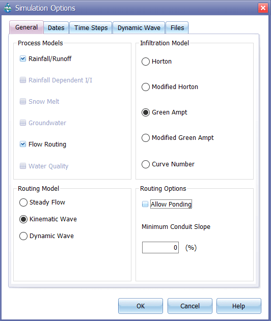 Fig.126: Simulation Options setting