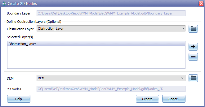 Fig.159: Create 2D Nodes Tool window
