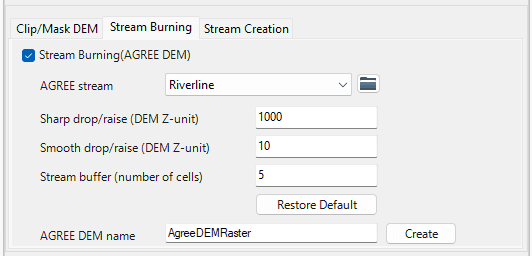 Fig.77: Stream Burning option